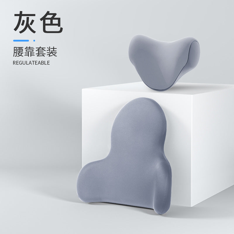 Car Headrest Waist Car Seat Neck Pillow Four Seasons Memory Foam Pillow suit Ergonomic Waist