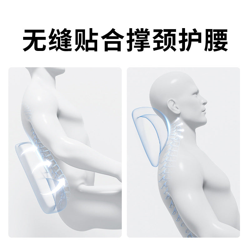 Car Headrest Waist Car Seat Neck Pillow Four Seasons Memory Foam Pillow suit Ergonomic Waist