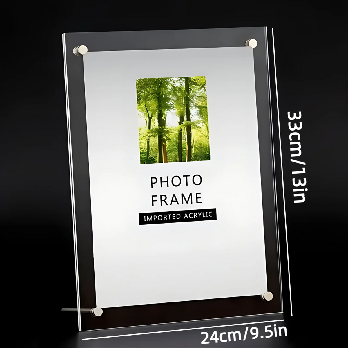 1pcs,Transparent Photo Frame Acrylic Photocard Holder Picture Frame Kpop Album Poster Tag Display Stand Desktop Ornament