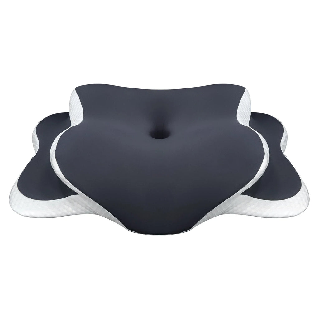 Memory Foam Pillow Cervical Pillow Neck Pain Relief Contour Ergonomic Orthopedic Neck Support for Side Back Stomach Sleeper Gift