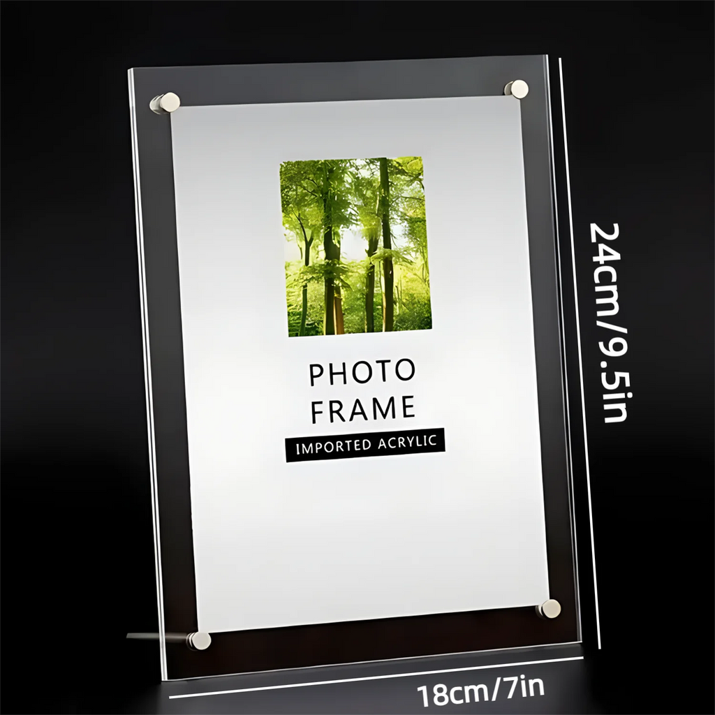 1pcs,Transparent Photo Frame Acrylic Photocard Holder Picture Frame Kpop Album Poster Tag Display Stand Desktop Ornament
